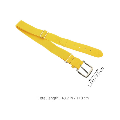 Elastic Baseball Belt Yellow 1 Set 1