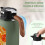 Γυάλινη κανάτα 84oz (2,5L) με καπάκι και λαβή – Συμβατή με ζεστό/κρύο νερό, παγωμένο 4