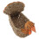 Turkey-Shaped Wicker Fruit Basket, Light Brown 5