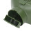 Mini-Klopfbox ABS tragbar grün 23.85oz 9