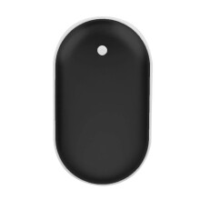 5000/10000mAh Handwärmer 2-in-1 Tragbare Powerbank mit Ladegerät, USB-aufladbar, Schwarz