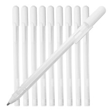 10 Stück weiße Marker, Textmarker, Markerstifte, Textmarkerstifte