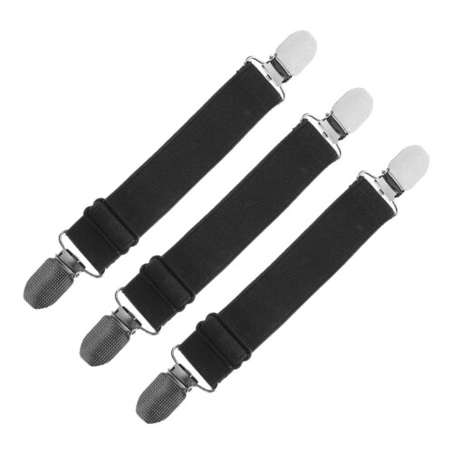 3pcs Adjustable Boot Straps Pant Clips Boot Clips Boot Straps Adjustable Boot Clips Pant Leg Straps Elastic 1