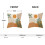 Μαξιλαροθήκες Boho 18x18, Σετ 2 τεμαχίων, Λινές Μαξιλαροθήκες, Αφηρημένη Τέχνη 2