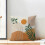 Μαξιλαροθήκες Boho 18x18, Σετ 2 τεμαχίων, Λινές Μαξιλαροθήκες, Αφηρημένη Τέχνη 3