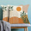 Μαξιλαροθήκες Boho 18x18, Σετ 2 τεμαχίων, Λινές Μαξιλαροθήκες, Αφηρημένη Τέχνη 4