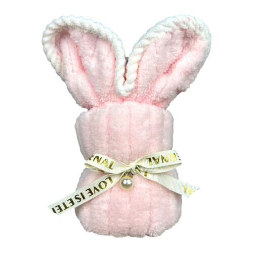 Karymi Soft Bunny Towel 50x25cm with Pearl Strap 1