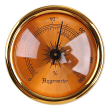 Mini hygrometer analog hygrometer mekanisk rund hygrometer fuktighetsmåler