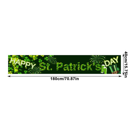 St Patrick's Day Banner Cloth 180cm or 300cm 2