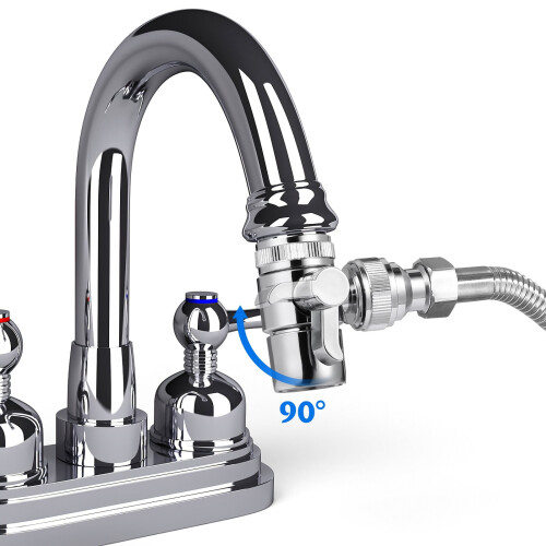 Adapter voor het omleiden van de kraan van de vaatwasser 1