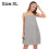 Leichtes Bade-/Duschtuchkleid für Damen, Spa-Bad - Grau 2