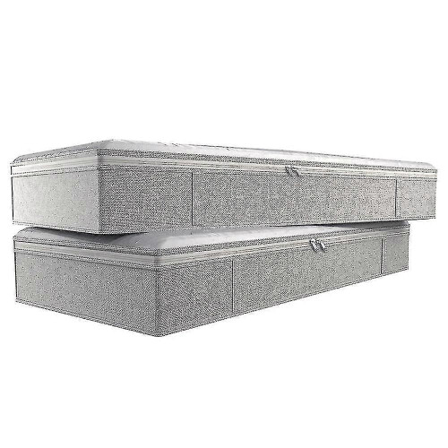 Foldable Under Bed Bags Under Bed Storage Boxes Thick Breathable Underbed Clothes Storage Bag