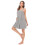 Leichtes Bade-/Duschtuchkleid für Damen, Spa-Bad - Grau 3