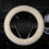 Steering Wheel Cover Imitation Wool Short 1 Pack 2