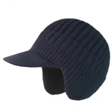 Cappello termico con copriorecchie in morbida maglia invernale, essenziale, traspirante, per uso quotidiano all'aperto 1234