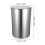 Embedded Trash Bin Stainless Steel 1Set 11.4X8.1X8.1In 2