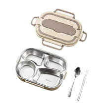 Tragbare Bento-Lunchbox aus Edelstahl, Isolierbox, Lunchbox für Schüler, Lunchbox für unterwegs