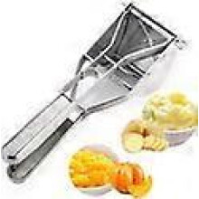 Kartoffelpüree, professioneller Küchenhelfer aus Edelstahl zum Pürieren und Stampfen, Kartoffelstampfer für cremiges Kartoffelpüree