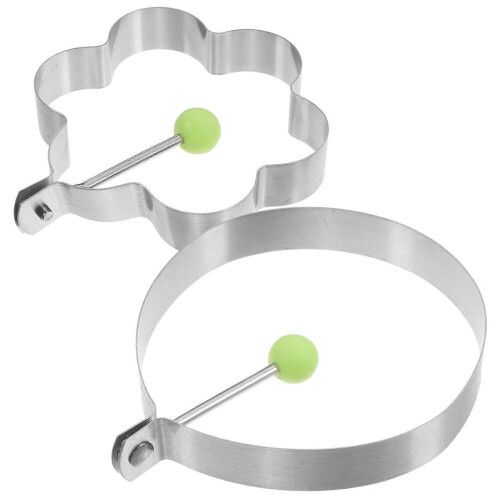 Spiegelei-Ringform aus Edelstahl, 6-teilig, Pfannkuchenringform