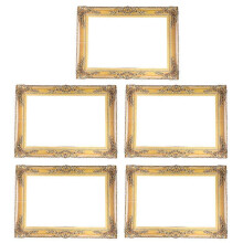 Stück goldene Papier-Fotorahmen-Requisiten für DIY-Vintage-Fotorahmen