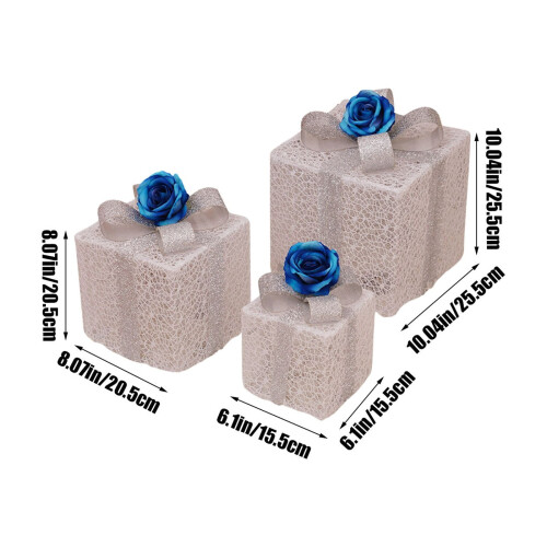 Valentine's Day light-up foldable gift box set 3 pieces 2