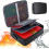 Fireproof Document Box With Lock, Fireproof Water Resistant File Storage Box Large Capacity 1
