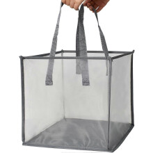 Wäschekorb, Wäschekorb für Steppdecken, Wäschekorb mit Rollen, Wäschekorb mit Deckel, Wäschekorb-Organizer, Wäschekorb aus Jute