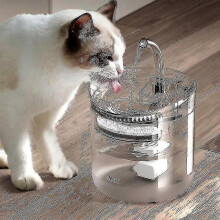 Automatischer Wasserspender für Katzen, 2 l, Wasserspender für Welpen und Katzen
