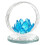 Valentine Table Decor Crystal Ornaments Set 2