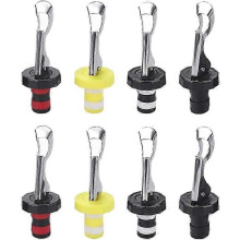 Dop de sticlă de vin, 8 bucăți, dopuri de sticlă cu pârghie, dop de sticlă din silicon, dopuri de vin