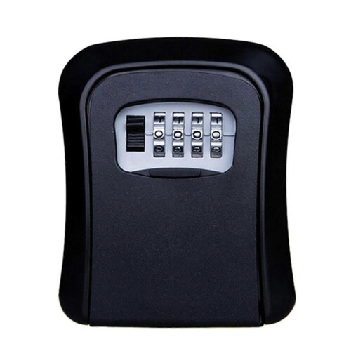 Key Storage Lock Box Safe Security Storage Combination Wall Mount Lock Box for Outside Garage