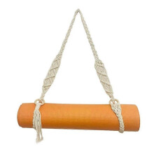 Cinghia per il trasporto del tappetino da yoga, realizzata a mano in stile boho all'uncinetto, in macramè, regolabile, per tappetino da yoga