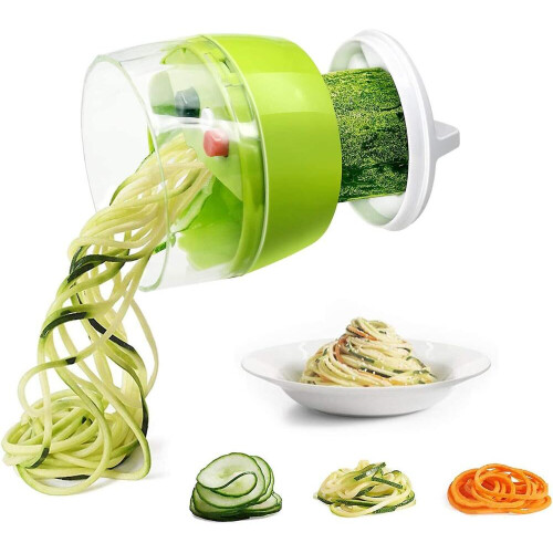 Κόφτης λαχανικών 4 σε 1 Spiralizer, Χειρός σπιραλιστής λαχανικών, Σπιράλ κόφτης