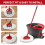 Κεφαλή σφουγγαρίστρας Spin για O-Cedar Spin Mop Refill, EasyWring Spin Mop Microfiber Refill, Easy Cleaning Mop Replacement 2