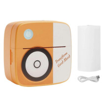 Aufkleberdrucker, Mini-Drucker, tragbarer Thermodrucker, Taschendrucker, Bluetooth-fähiger Fotodrucker für Lernzwecke