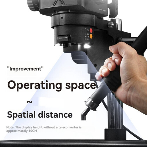0.5X Auxiliary Teleconverter Microscope Teleconverter Expand View for Integrated Microscope Positioning Light Sources 2