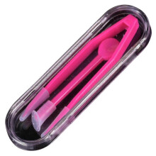 2 sets accessoires voor oogverzorging van contactlenzen, inclusief plastic pincet en opbergdoos voor een betere hantering van de lenzen.