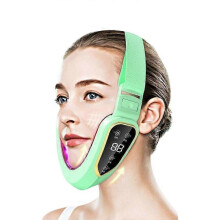 Gesichtsstraffungsgerät mit LED-Photonentherapie, Gesichtsmassagegerät zur Straffung des Gesichts, Vibrationsmassagegerät für Doppelkinn und