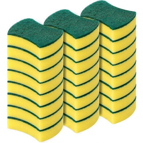 Cleaning sponge, dish sponge, kitchen sponge, double-sided cleaning sponge
