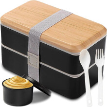 Bento-Lunchbox, Fächer, auslaufsicher, mikrowellen- und spülmaschinengeeignet