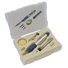 8-teiliges Set verstellbarer Lötkolbenklemmen für Butan-betriebene Elektronik (Mikrogas)