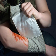 Israeliskt bandage, akut traumabandage vakuum och kompression taktiskt hemostatiskt bandage