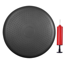 Tappetino gonfiabile in PVC per yoga e equilibrio con supporto per gomiti e mani - Tappetino antiscivolo per fitness + gonfiatore