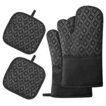 Ofenhandschuhe, Topflappen, Ofenhandschuhe, Backhandschuhe, Ofenhandschuhe - Mi