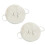 Conjunto de 2 Toalhas Faciais com Cordão, Adequadas para Cuidados com a Pele 1