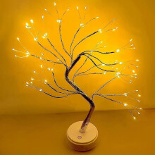 Dekorativer Baum, beleuchtete Birke mit 108 LED-Lichtern, Indoor-Baum, Baumbeleuchtung