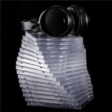 20 Stück 10,4 mm CD-Jewelcases Standard Einzel-CD-Hülle, Transparent, DVD-Schutzhülle, Ersatz