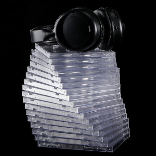 20 Pcs 10.4 mm CD Jewel Cases Standard Single Clear CD Case DVD Cover Protection Replacement