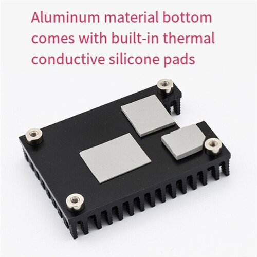 Solid Aluminum Heatsink Enhanced Cooling for Raspberry Pi CM5 Cooler for Compute Module 5 1