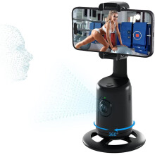 Automatischer Gesichtserkennungs-Handyhalter, 360-Drehung, intelligente Kamerahalterung für Live-Vlogs